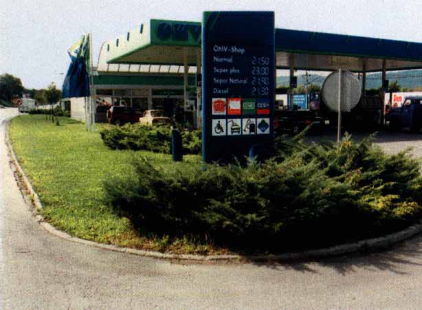 erpacia stanica OMV v Povaskej Bystrici