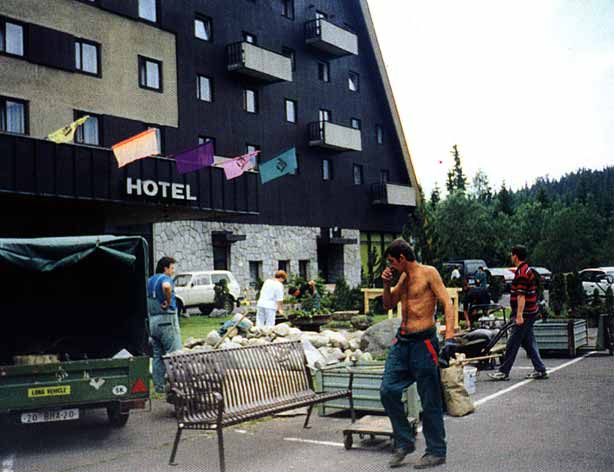 Vsadby pri hotely Patria - trbsk Pleso