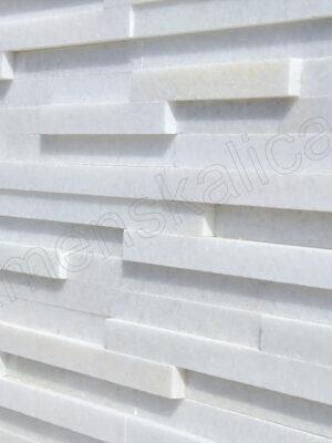 1164_p9 Mramor kryštál leštený- remienkový kamenný obklad/panel