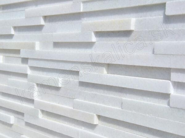 Mramor kryštál leštený- remienkový kamenný obklad/panel