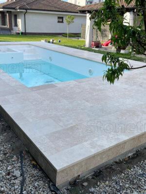 Travertín Classic 60 cm x 40 cm x 3 cm - omieľaný