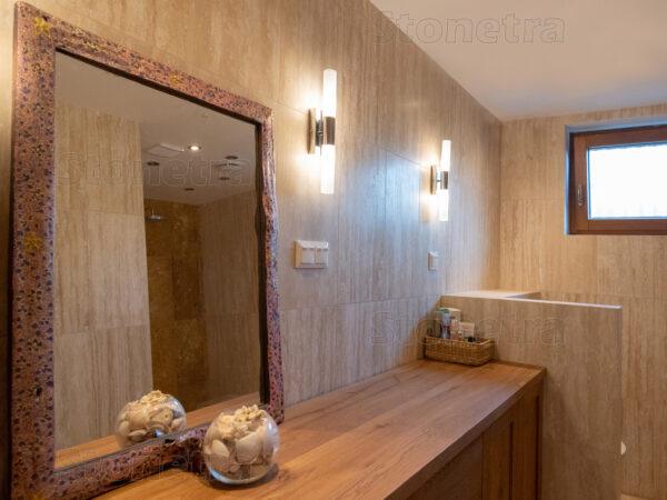 Travertín Classic VC 61 cm x 30,5 cm x 1,2 cm -  matný, plnený