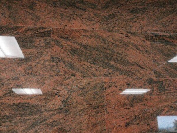 Žula Red Multi color 61 cm x 30,5 cm x 1 cm - leštená