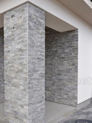 Travertín Silver panel 60 cm x 15 cm x 1,5 – 2,5 cm