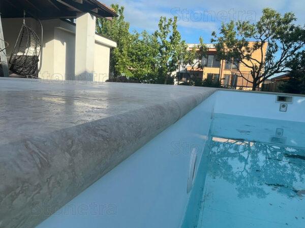 Prémium bazénový lem travertín classic 61 x 30,5 x 6 na 3 cm