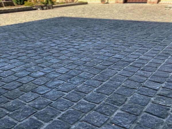 Čierna žula dlažobné kocky 6/8 cm - 6,7 m2/t