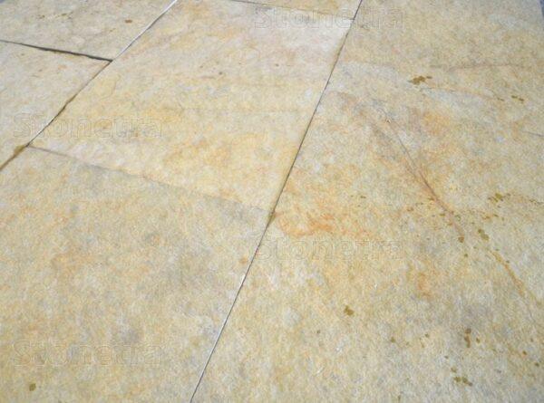 Vápenec Palomino yellow 90 cm x 60 cm x 2,2 cm, prírodný povrch- rezané hrany