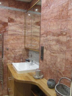 Travertín Red VC 61 cm x 30,5 cm x 1,2 cm - leštený