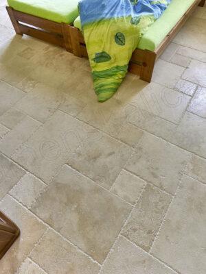 Travertín Classic francúzsky vzor hr. 1,2 cm - sekané hrany