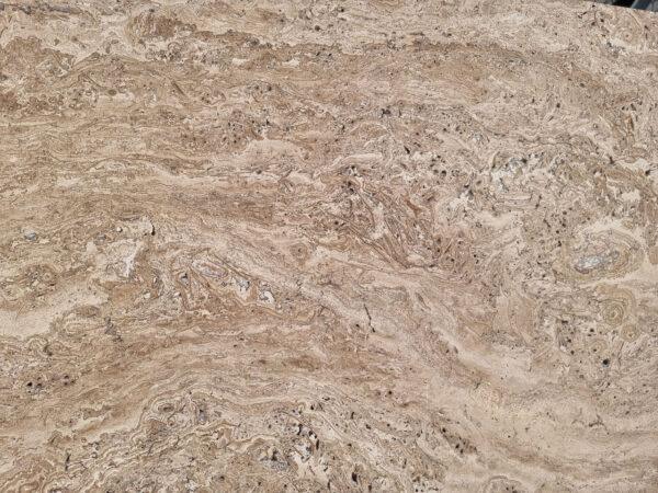 Travertín Mocca VC 122 cm x 61 cm x 1,2 cm - matný, neplnený