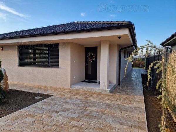 Travertín Mocca dlažba 30 cm x 15 cm x 3 cm - sekané hrany