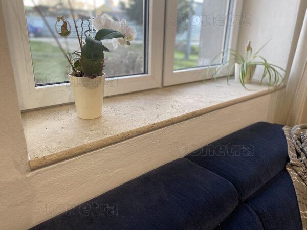 Travertín Classic rezaný schod / parapet Rozmery: 100 x 35 x 3 cm