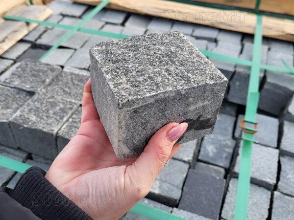 2078-2_dlazobne-kocky-rezane-8x8x6cm Žula čierna 4x rezaná kocka 8 x 8 x 6 cm