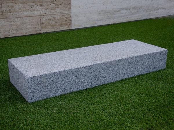 Žula šedá rezaný schod 100 cm x 35 cm x 15 cm