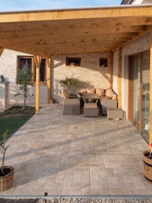 Travertín Classic vonkajšia dlažba 30 cm x 15 cm x 3 cm