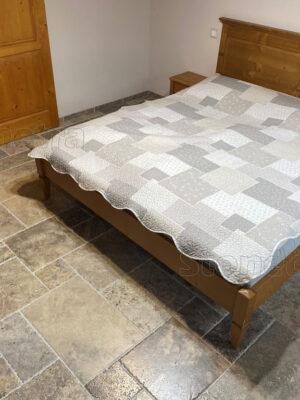 Travertín Silver francúzsky vzor hr. 1,2 cm - sekané hrany