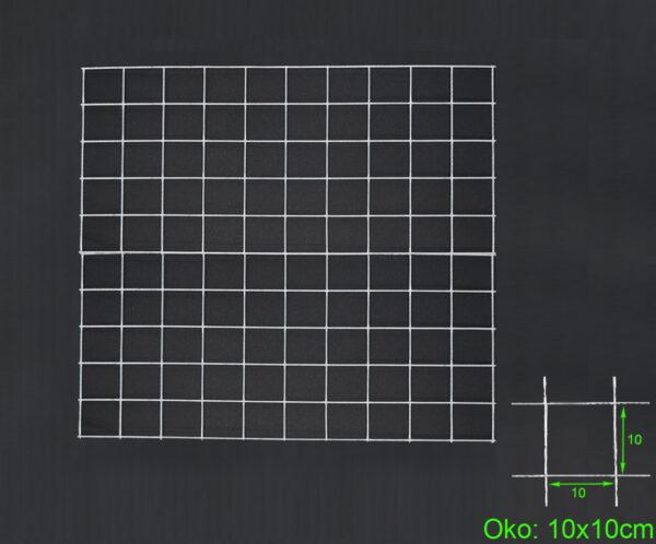 Gabiónový panel - veľkosť oka 10x10cm Rozmery: 200 x 100 cm