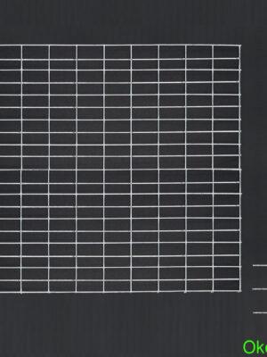 626_1x1x5 Gabiónový panel - veľkosť oka 10x5cm Rozmery: 100 x 100 cm