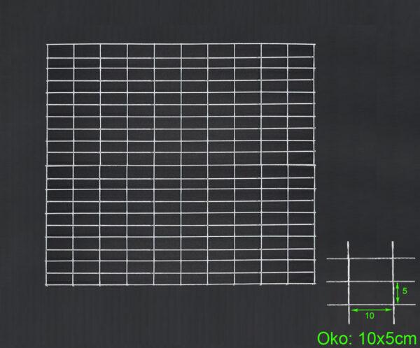 Gabiónový panel - veľkosť oka 10x5cm Rozmery: 320 x 110 cm