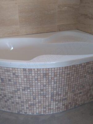 Travertín Classic  / Noche mozaika 2,3 cm x 2,3 cm x 1 cm